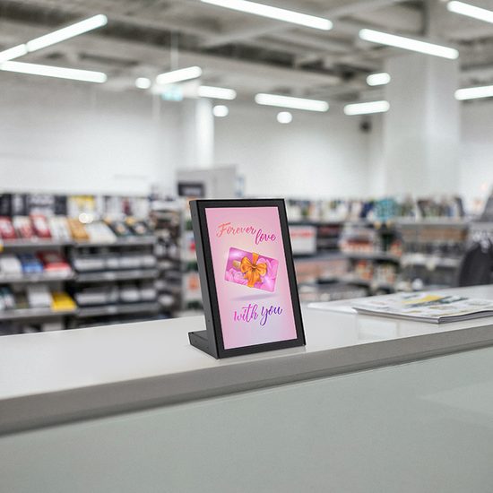 Digiline Countertop auf der Verkaufstheke